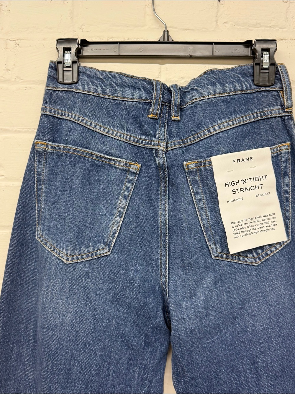 NWT Frame Le High 'N' Tight Straight Distressed Jean Size 25 - Picture 7 of 8